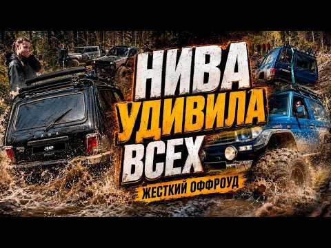 Нива против Рубиконов и ОГРОМНОЙ Тойоты на бездорожье Нива против Рубиконов и ОГРОМНОЙ Тойоты на бездорожье