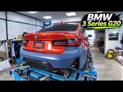 BMW 3 Series G20. Долгострой по-гаражному: начали весной — доделали сейчас BMW 3 Series G20. Долгострой по-гаражному: начали весной — доделали сейчас