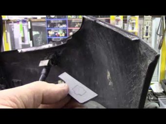 Перепайка бампера на Лексусе. Дубль 2. Body repair after an accident.