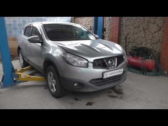 Замена комплекта сцепления на Nissan Qashqai 1,6 Ниссан Кашкай 2010 года 1часть