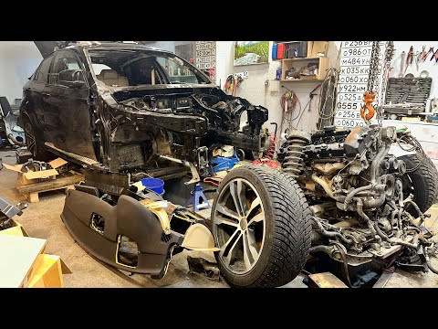 КАК ВОССТАНОВИТЬ СГОРЕВШУЮ BMW X6.