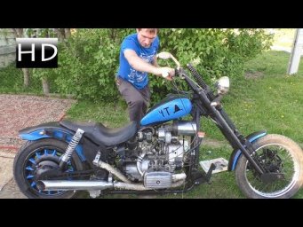 Кастом перестройка Мотоцикла за 1000 руб. Днепр 11