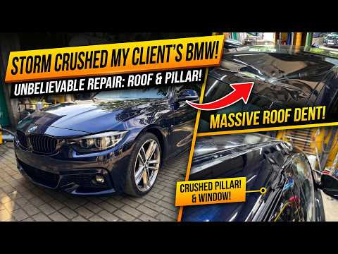 A TREE FELL ON A BMW! Roof replacement. ДЕРЕВО УПАЛО НА BMW! Замена крыши. A TREE FELL ON A BMW! Roof replacement. ДЕРЕВО УПАЛО НА BMW! Замена крыши.