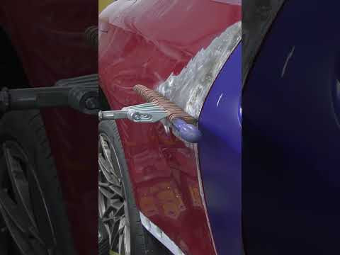 BMW G82. Side repair. Ремонт бока.