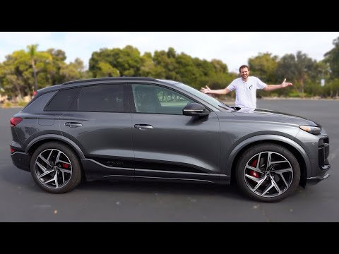 Audi SQ6 E-Tron 2025 года, на удивление крутой и весёлый Audi SQ6 E-Tron 2025 года, на удивление крутой и весёлый