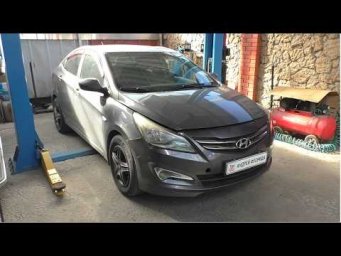 Ошибка P0335 замена датчика положения коленвала на Hyundai Solaris 2016 года Хендай Солярис 1,6