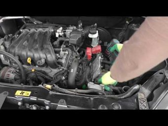 Установка оригинальных подушек двигателя на Nissan Qashqai 2,0 4WD Ниссан Кашкай 2008