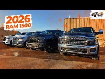 2026 Ram 1500: 5.7L HEMI V8 вернулся! Обзор комплектаций, опций и обновлений