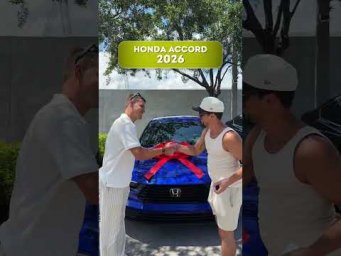 Поздравляем с покупкой новой Honda Accord Hybrid Sport 2026