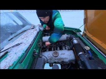 Довезет ли Москвич до конца? 12 часовая ледовая гонка