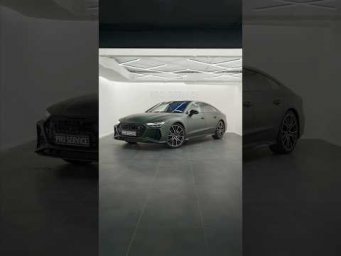 Audi A7 в обвесе RS и зеленом цвете от Pro-Service. #детейлинг #авто  #ауди