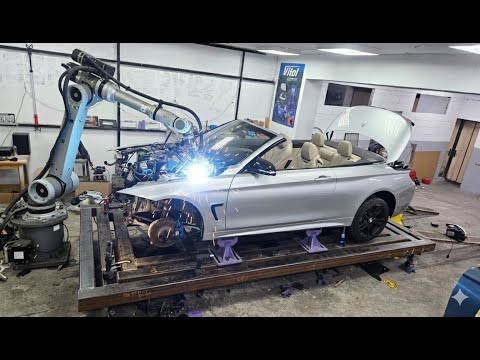 BMW 428 Cabrio. Ремонт лонжерона. Сварочные работы. BMW 428 Cabrio. Ремонт лонжерона. Сварочные работы.