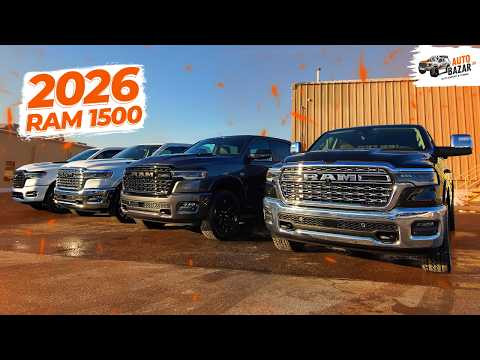 2026 Ram 1500: 5.7L HEMI V8 вернулся! Обзор комплектаций, опций и обновлений