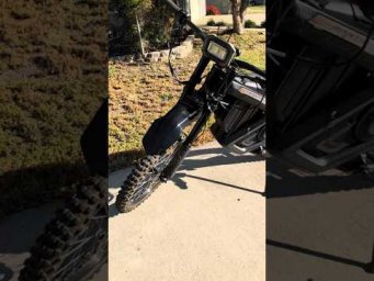 Rawrr Mantis 72v. Welding of aluminum frame.