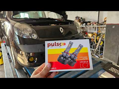 Ставлю разные лампы PULSO на Renault Kangoo — смотрим результат. Ставлю разные лампы PULSO на Renault Kangoo — смотрим результат.