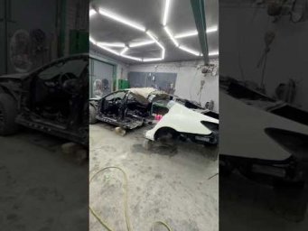 Из чего он сделан? CLS63 банан В Разрезе #mmcars #авто #shorts