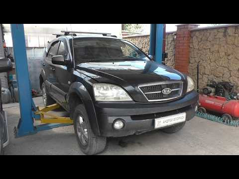 Переборка передних суппортов на Киа Соренто 2005 Kia Sorento 2,5 Переборка передних суппортов на Киа Соренто 2005 Kia Sorento 2,5