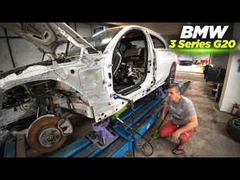 BMW 3 Series G20. День ремонта первый! Стойка, двери, зазоры.