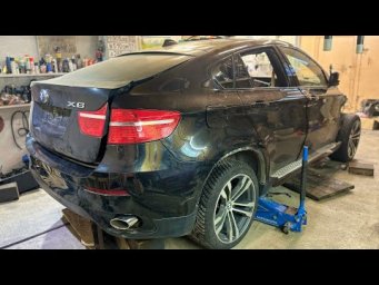 BMW X6 УГОЛЁК. Первый запуск после пожара.
