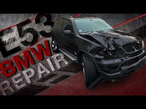 BMW X5 E53. Serious damage means serious repairs. Серьёзное повреждение — серьёзный ремонт. BMW X5 E53. Serious damage means serious repairs. Серьёзное повреждение — серьёзный ремонт.