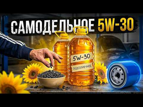МАСЛО из СЕМЕЧЕК в МОТОР - ЧТО БУДЕТ?