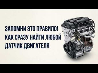 Как найти любой датчик под капотом? Простой лайфхак для каждого авто
