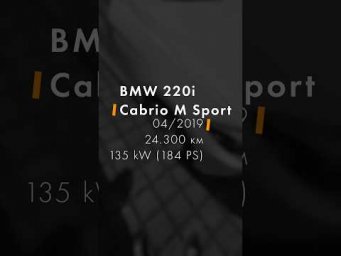 Осмотр BMW 220i Cabrio