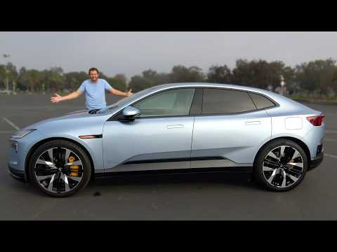Polestar 4 2026 года, это прикольное SUV-купе из будущего