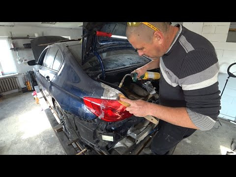 BMW 5 Series 540. Рихтовка закончена! Задок снова ровный, как с завода (почти) BMW 5 Series 540. Рихтовка закончена! Задок снова ровный, как с завода (почти)