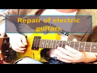 Electric guitar repair and painting