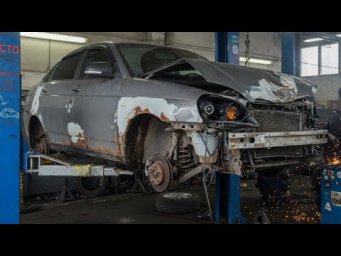 Жесть на СТО или будни автомехаников#292.Вытягиваю морду Элантры.Вырвало ДВС Мерса GLS350.Ремонт DSG