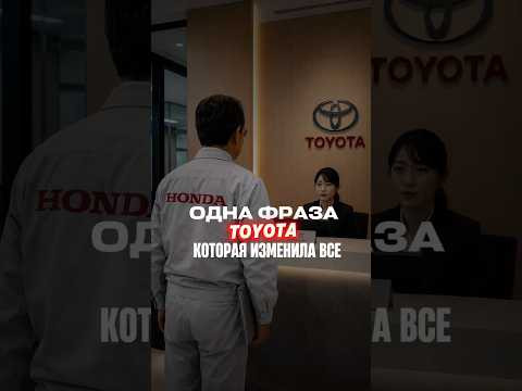 Одна фраза TOYOTA которая изменила все