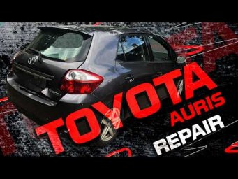 Toyota Auris Rear End Destroyed. Toyota Auris Повреждения задней части.