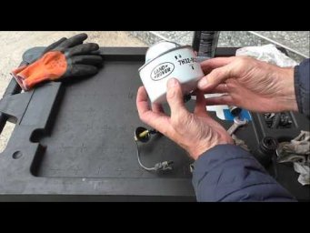 Замена топливного фильтра на Land Rover Discovery 4 3,0 Ленд Ровер Дискавери 4 2015