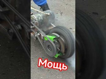 Супер быстрый самокат с самолетным двигателем!