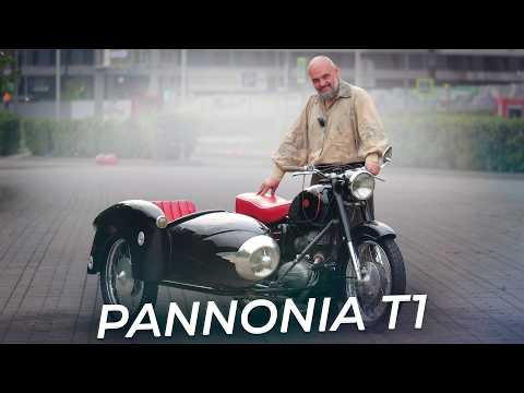 Редкий мотоцикл из Венгрии: тест-драйв Pannonia T1 | Два колеса