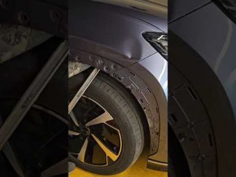 Пошкодження переднього крила. Ремонт методом PDR. #pdr #automobile #repair #dent #dentrepair