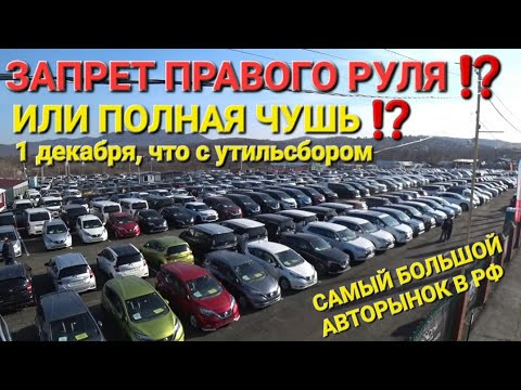 ЗАПРЕТ ПРАВОГО РУЛЯ? ИЛИ ЧТО ЗА ЧУШЬ? УТИЛЬСБОР 1 ДЕКАБРЯ С АВТОРЫНКА ВЛАДИВОСТОК СЕГОДНЯ ЗАПРЕТ ПРАВОГО РУЛЯ? ИЛИ ЧТО ЗА ЧУШЬ? УТИЛЬСБОР 1 ДЕКАБРЯ С АВТОРЫНКА ВЛАДИВОСТОК СЕГОДНЯ