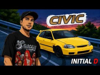 Я СДЕЛАЛ CIVIC из INITIAL D! Пушка для TIME ATTAK