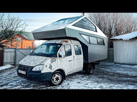 Автодом Кибертрак - Первый выезд модуля!